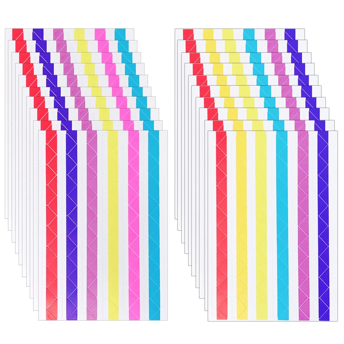 Wrapables Photo Corner Stickers, Photo Mounting Self Adhesives for DIY Crafts, Scrapbooking, Album, Diary, 13 Sheets / 312 Pieces