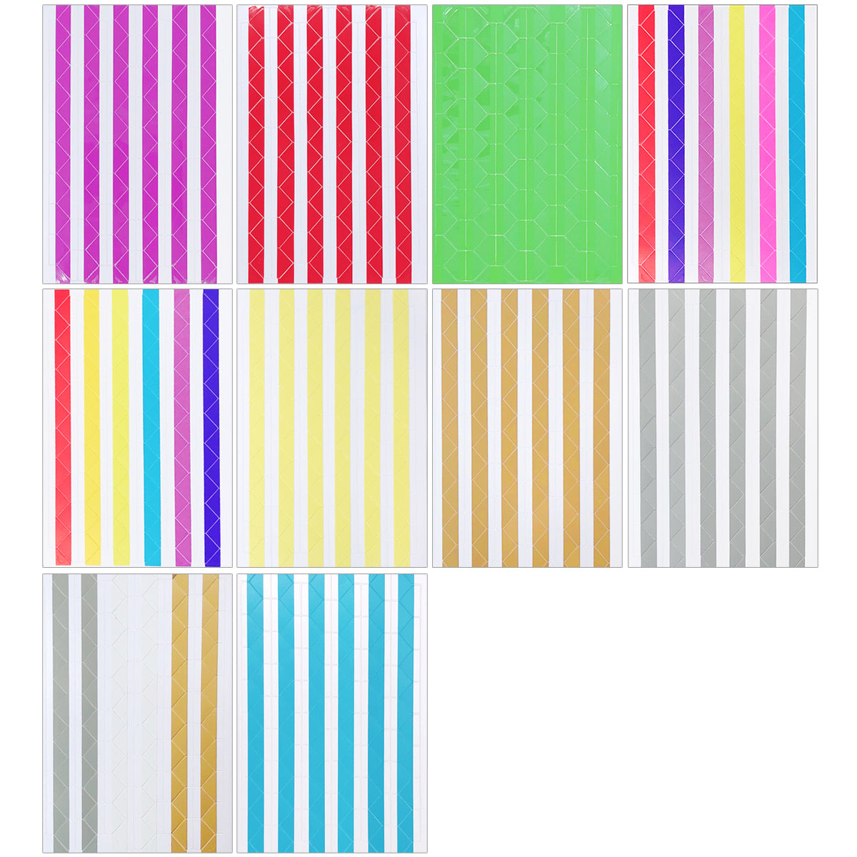 Wrapables Photo Corner Stickers, Photo Mounting Self Adhesives for DIY Crafts, Scrapbooking, Album, Diary, 13 Sheets / 312 Pieces