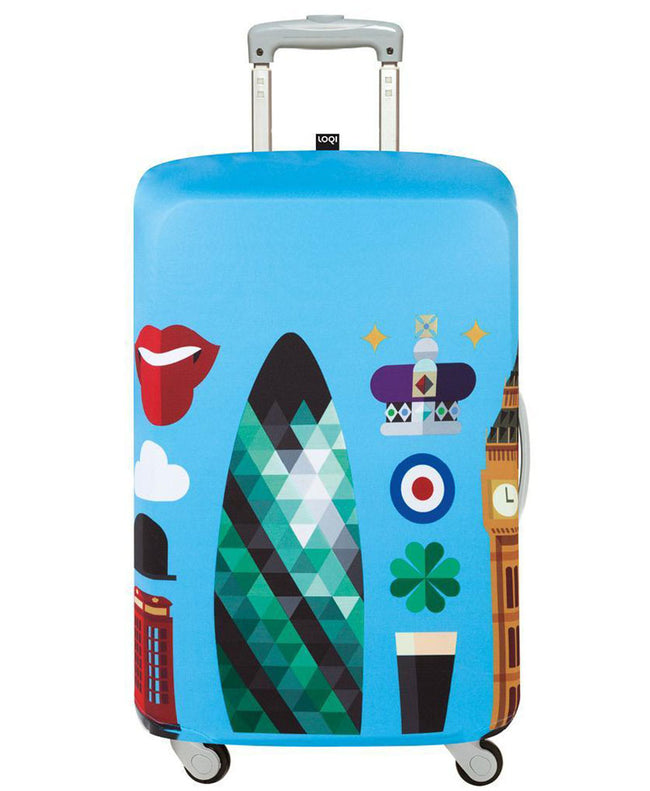 LOQI HEY STUDIO London Luggage Cover M