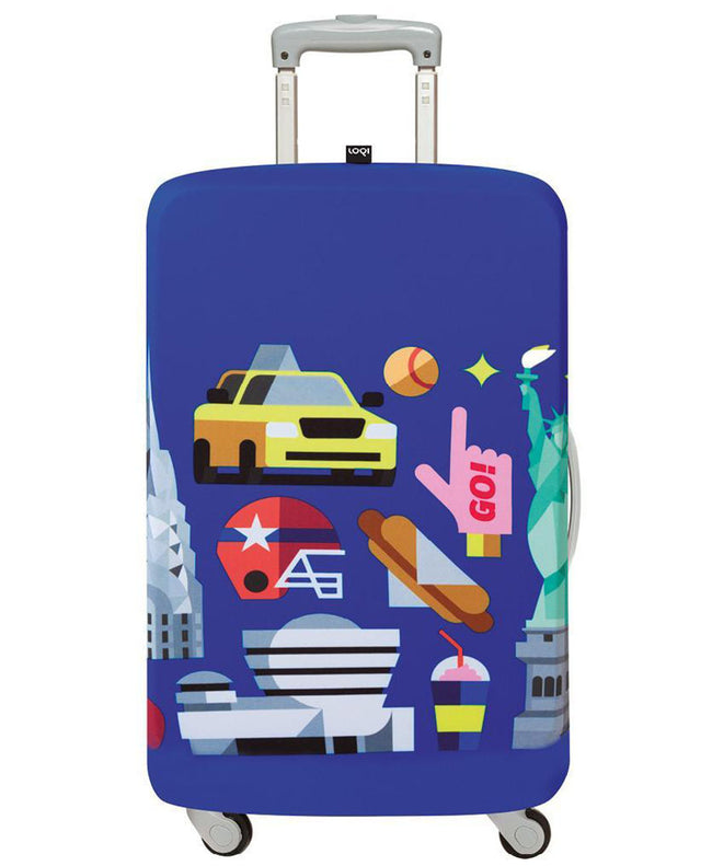 LOQI HEY STUDIO New York Luggage Cover M