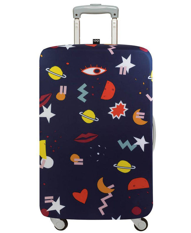 LOQI Artists CELESTE WALLAERT Night Night Luggage Cover M