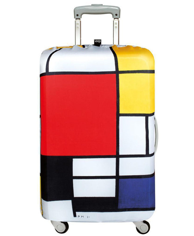 LOQI Museum PIET MONDRIAN's Composition Luggage Cover M