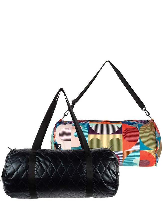 LOQI QUILTED Black Weekender