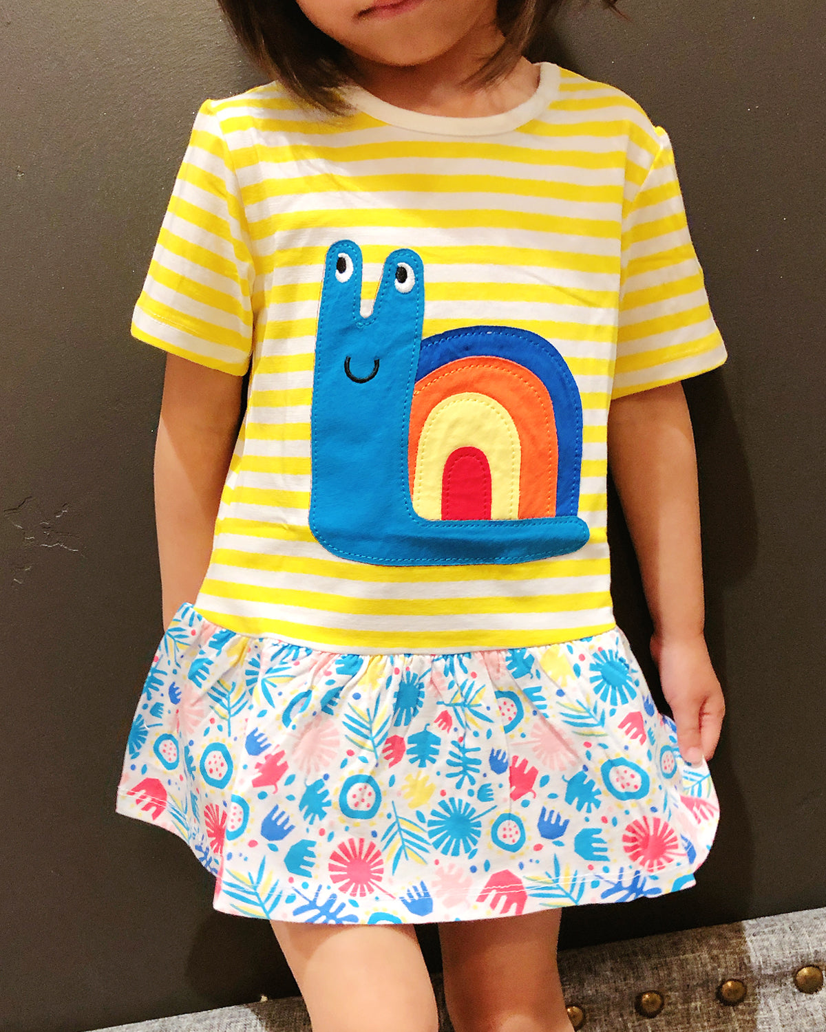 Wrapables Girls Casual Summer Dress with Sequins