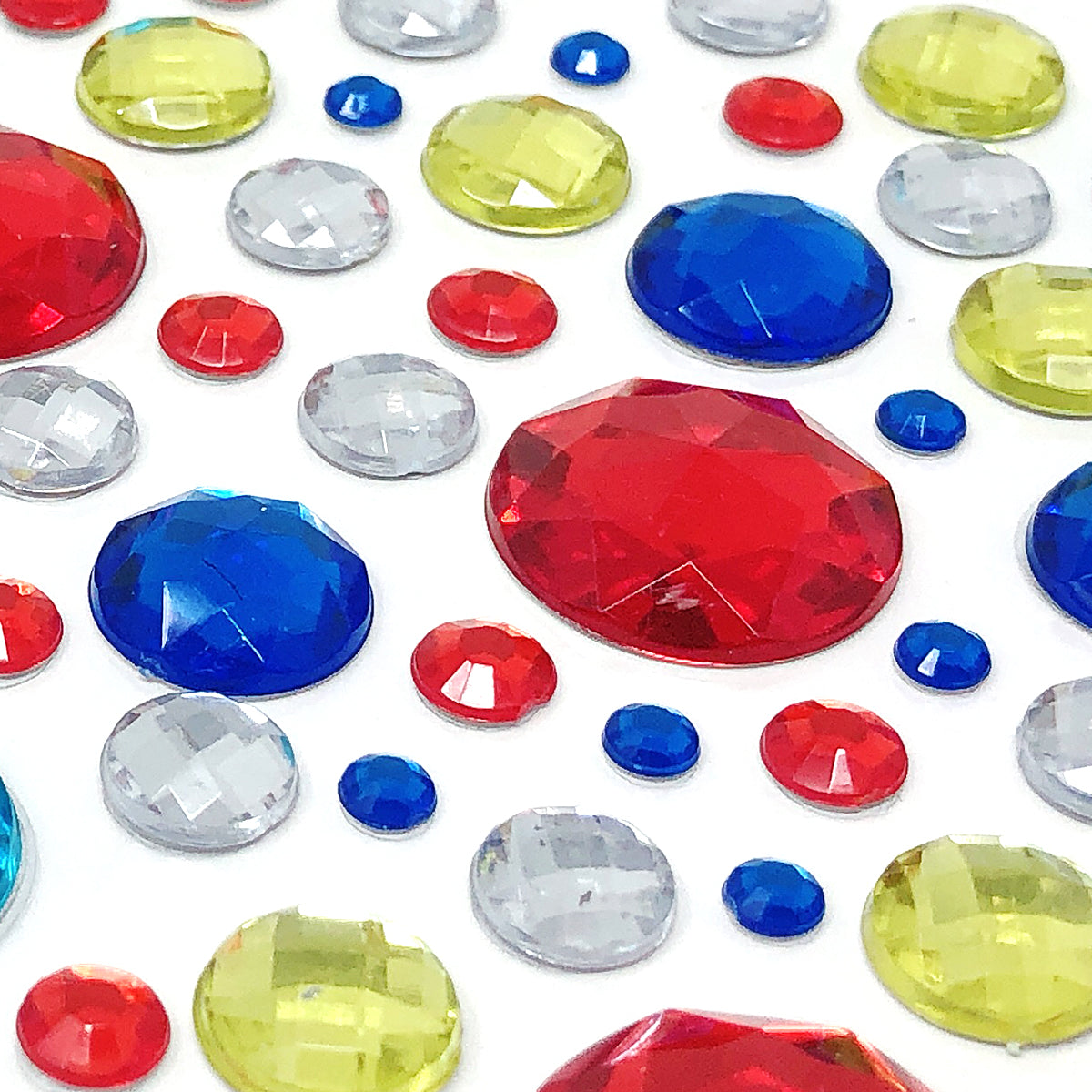 Wrapables Acrylic Self Adhesive Crystal Rhinestone Gem Stickers