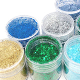Wrapables Chunky Glitter for Hair Face Makeup Nail Art Decoration (8 Colors)