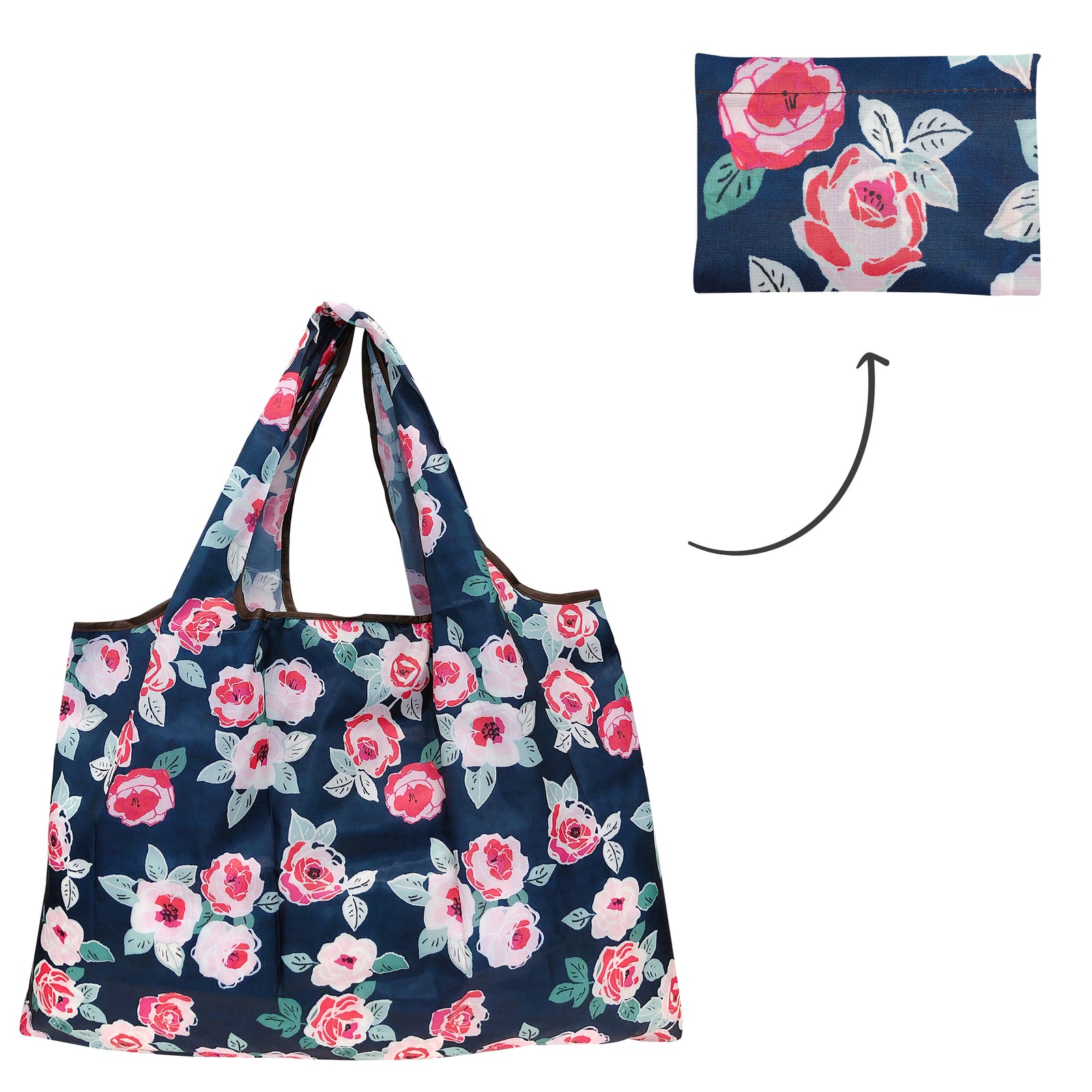 Wrapables Eco-Friendly Large Nylon Reusable Shopping Bags (Set of 3)