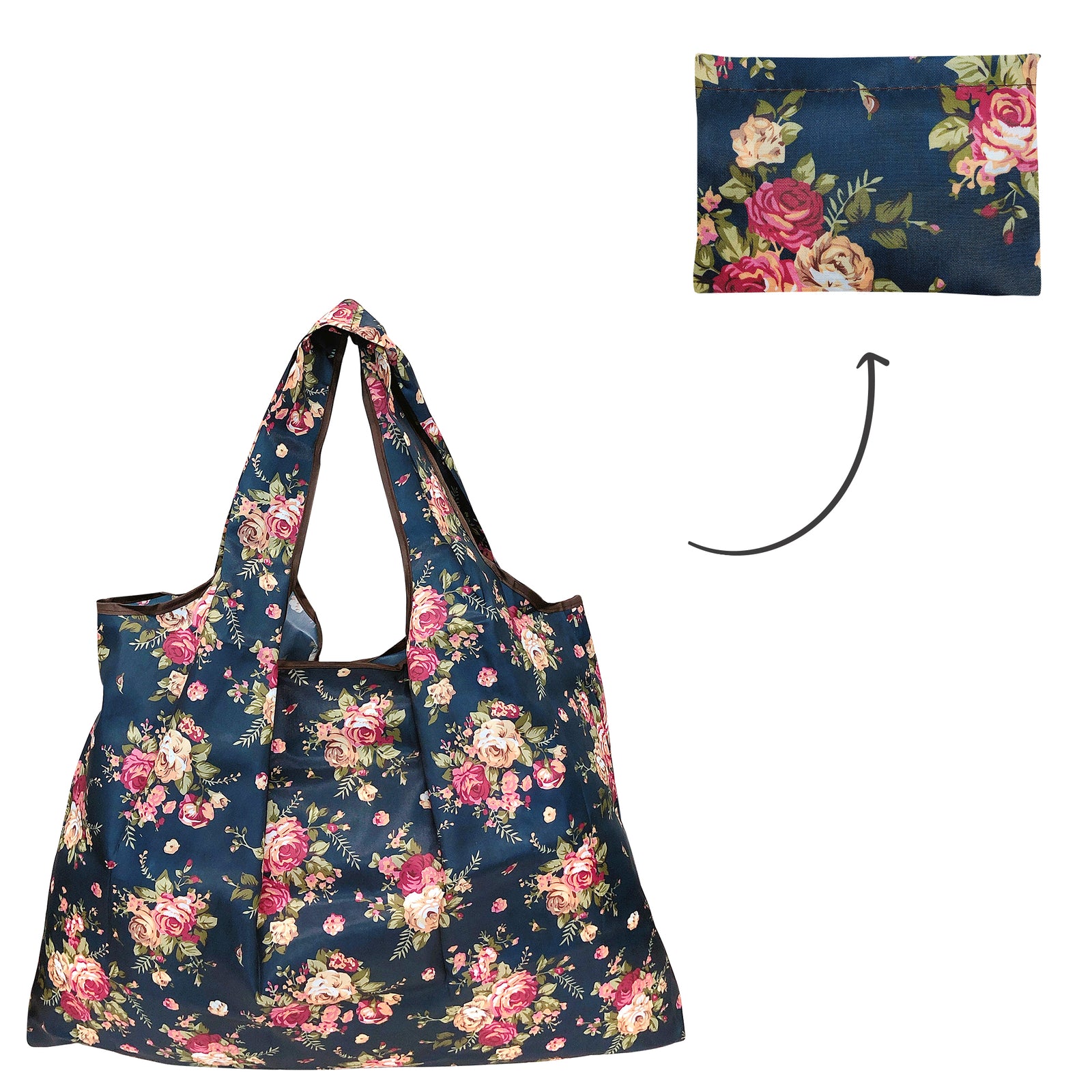 Wrapables Eco-Friendly Large Nylon Reusable Shopping Bags (Set of 3)