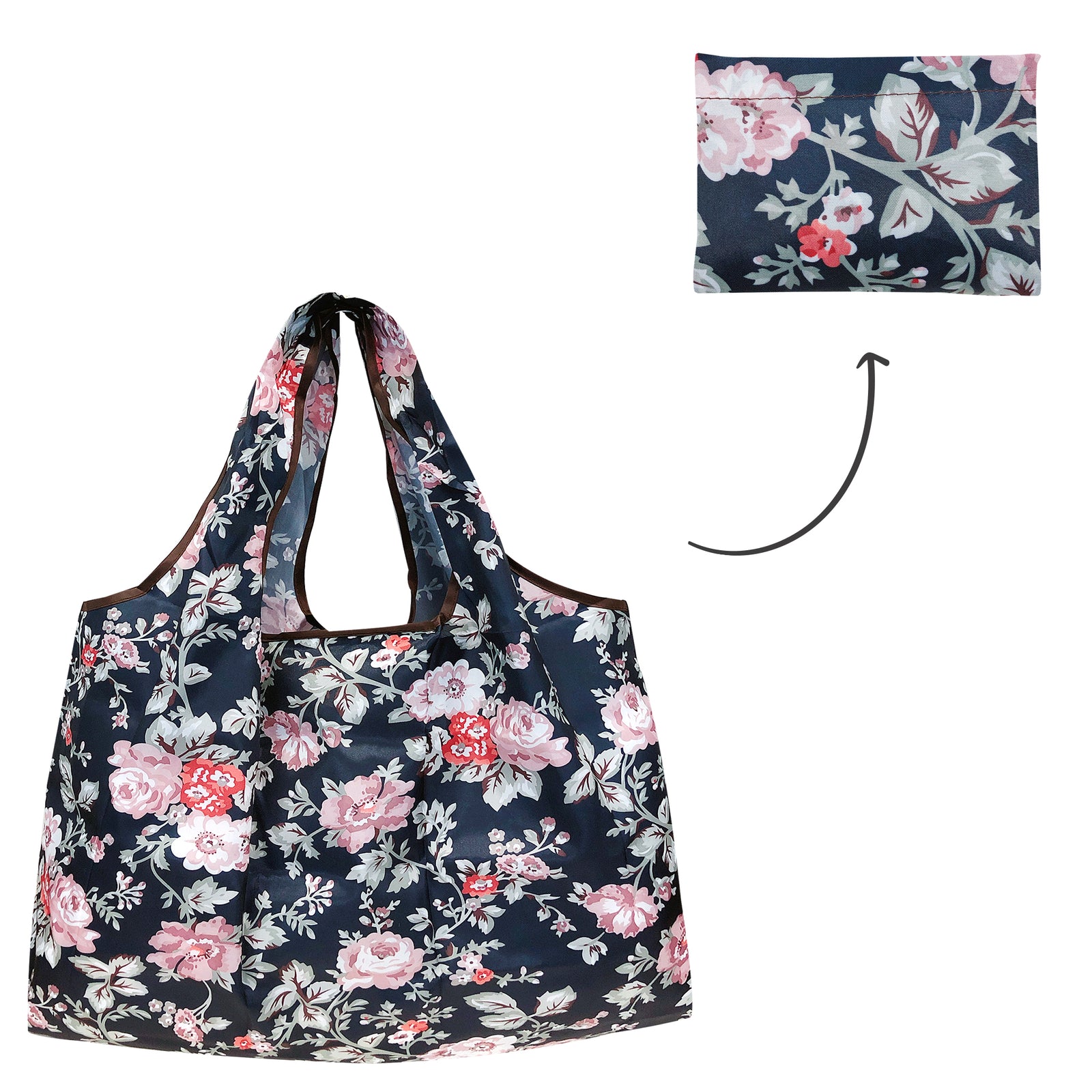 Wrapables Eco-Friendly Large Nylon Reusable Shopping Bags (Set of 3)