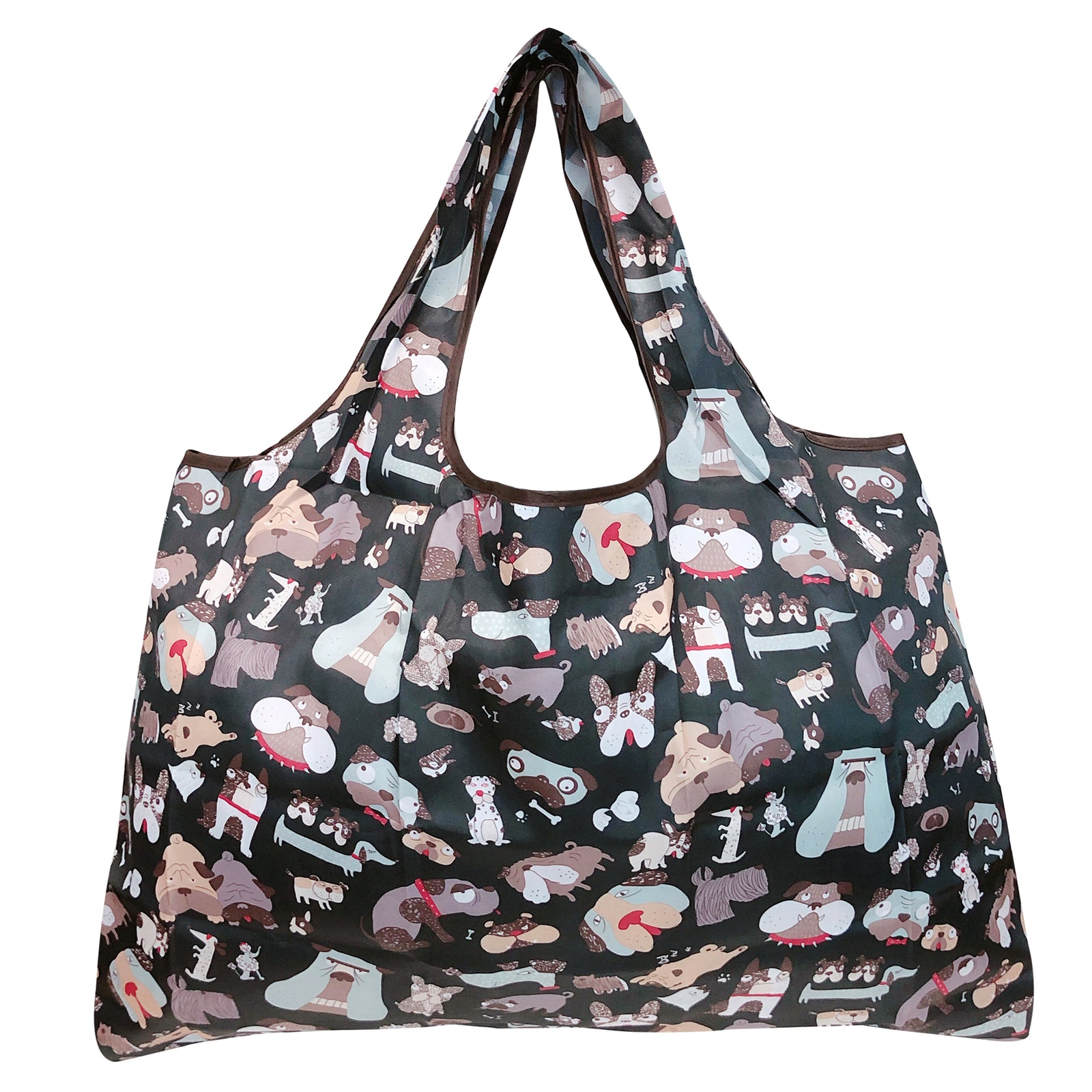 Wrapables Eco-Friendly Large Nylon Reusable Shopping Bags (Set of 3)