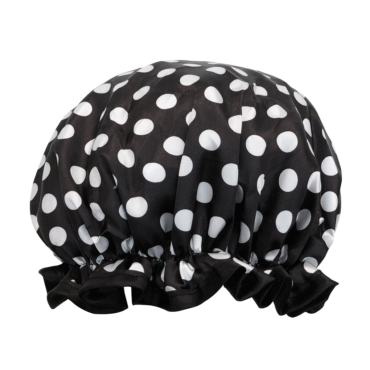 Wrapables Reusable Women's Waterproof Shower Caps for Long Hair