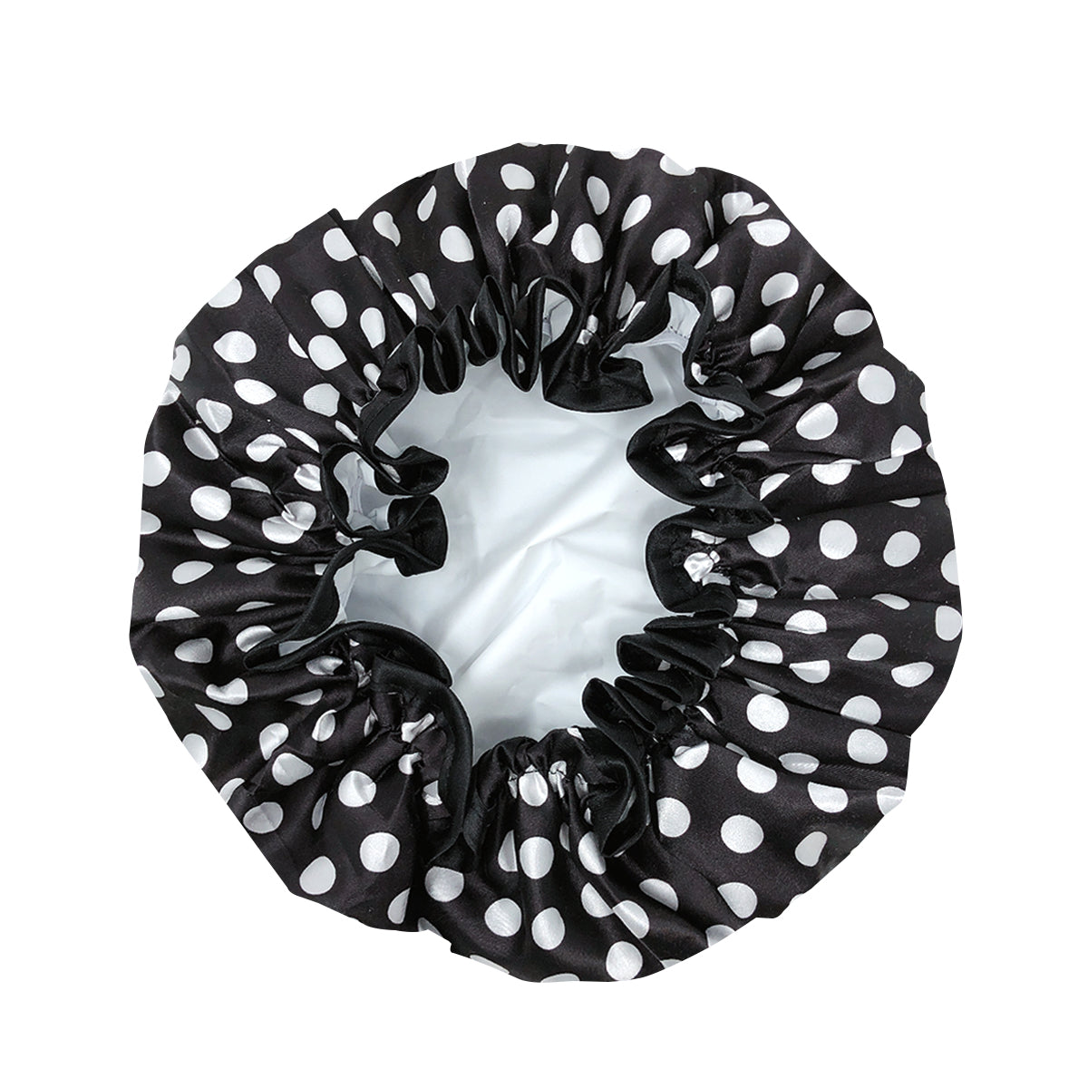 Wrapables Reusable Women's Waterproof Shower Caps for Long Hair