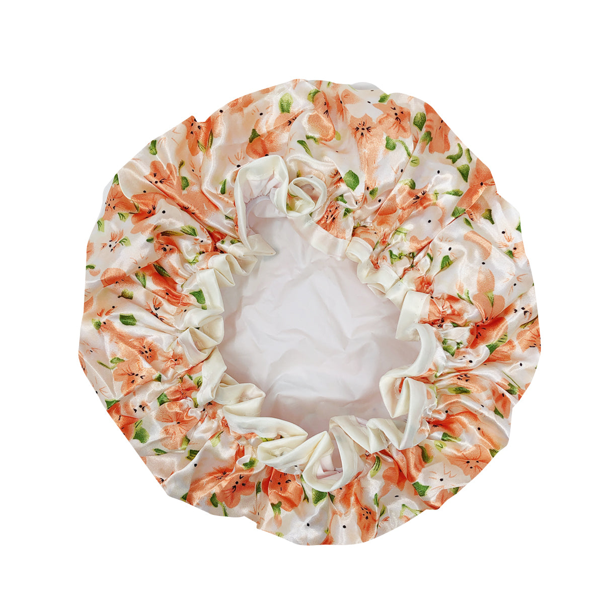 Wrapables Reusable Women's Waterproof Shower Caps for Long Hair
