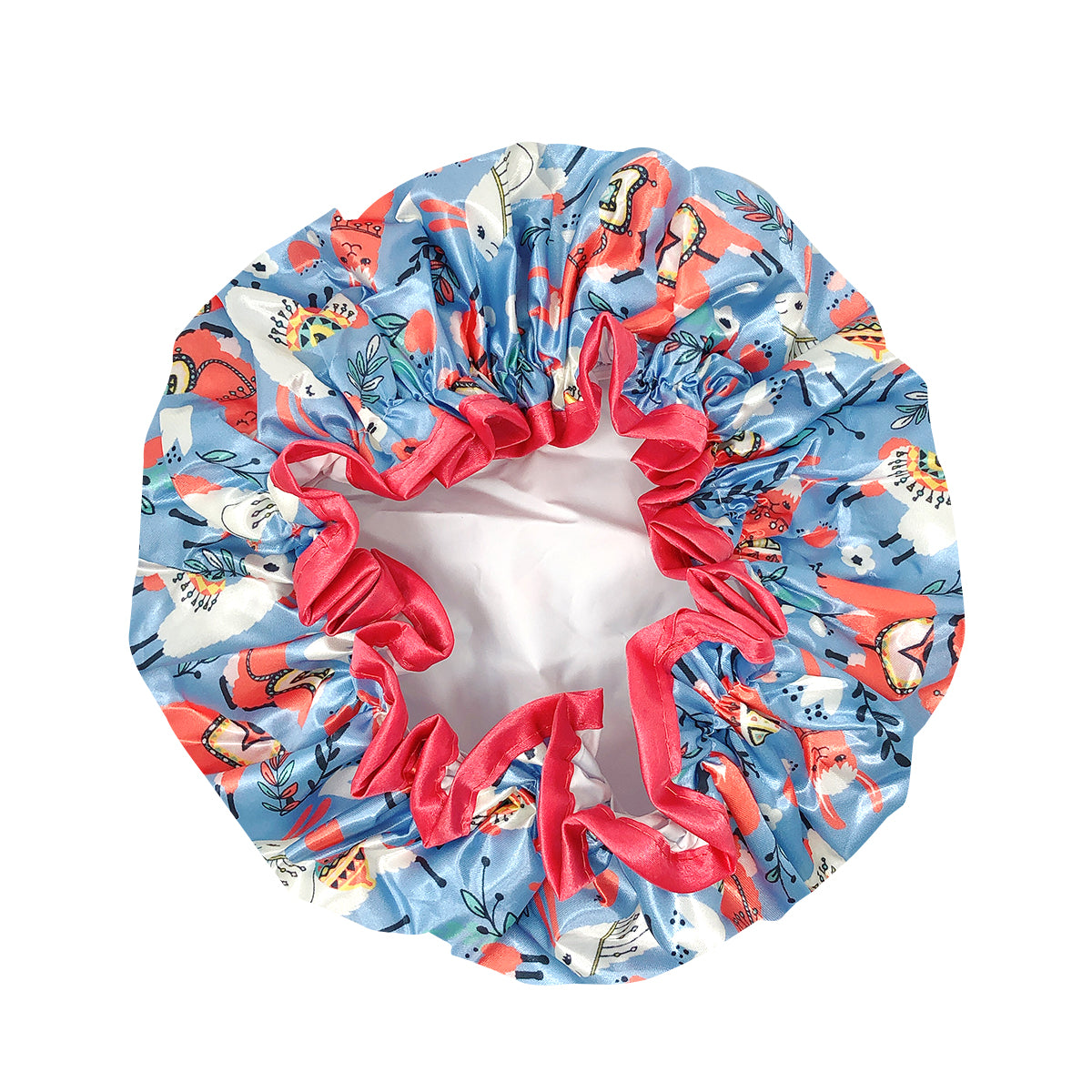 Wrapables Reusable Women's Waterproof Shower Caps for Long Hair