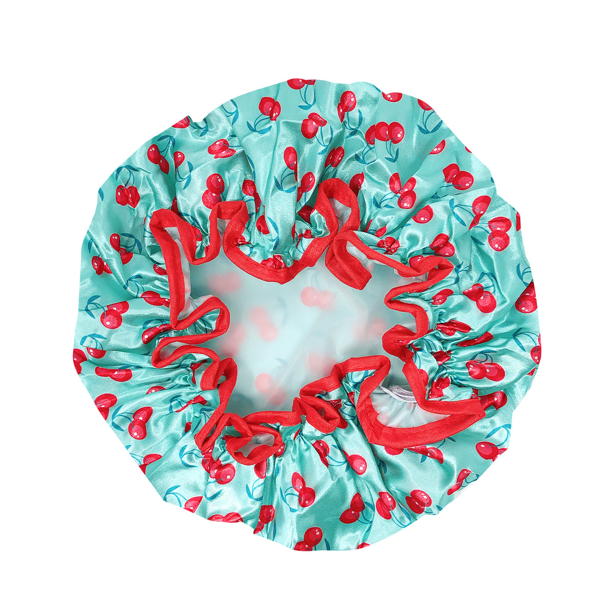 Wrapables Reusable Women's Waterproof Shower Caps for Long Hair