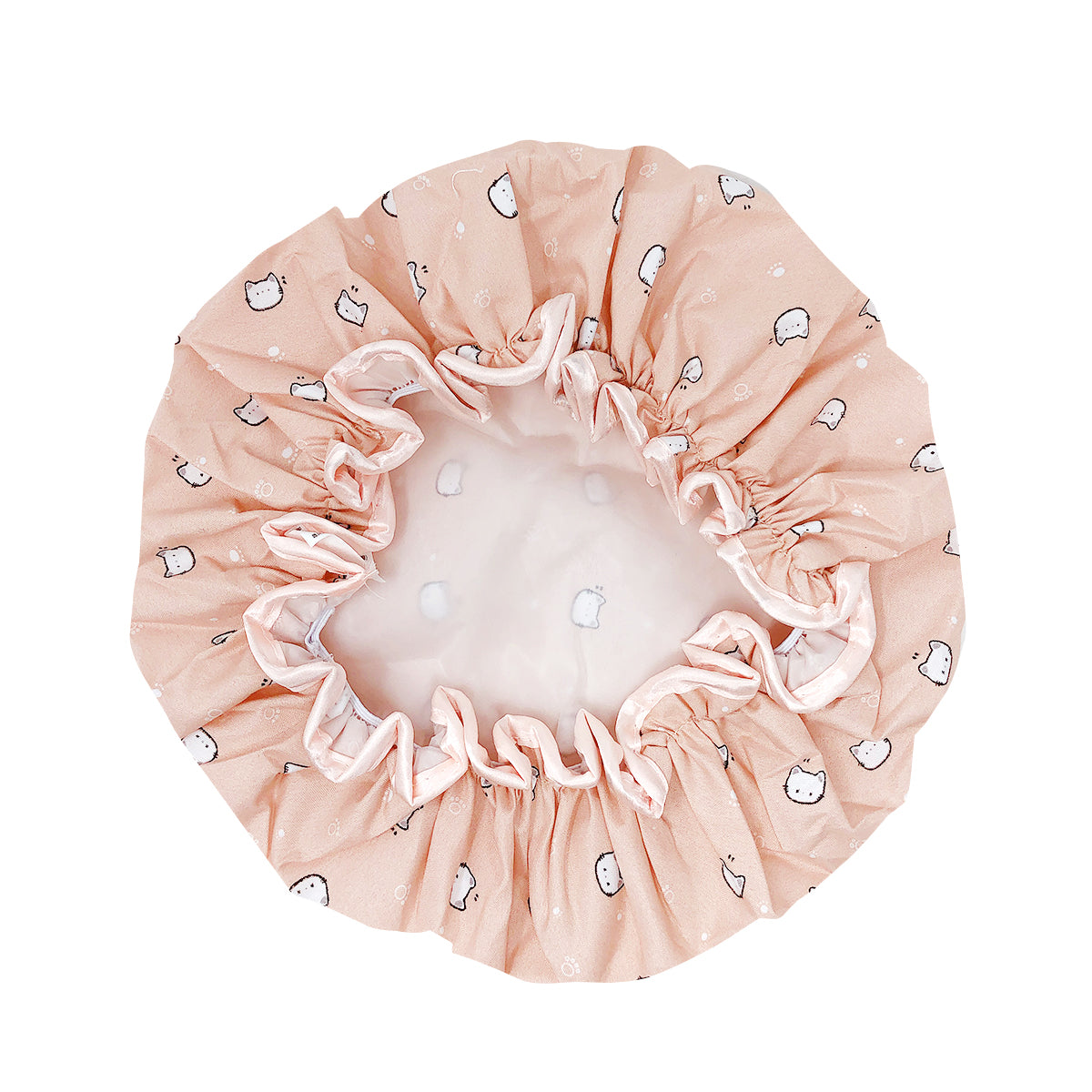 Wrapables Reusable Women's Waterproof Shower Caps for Long Hair