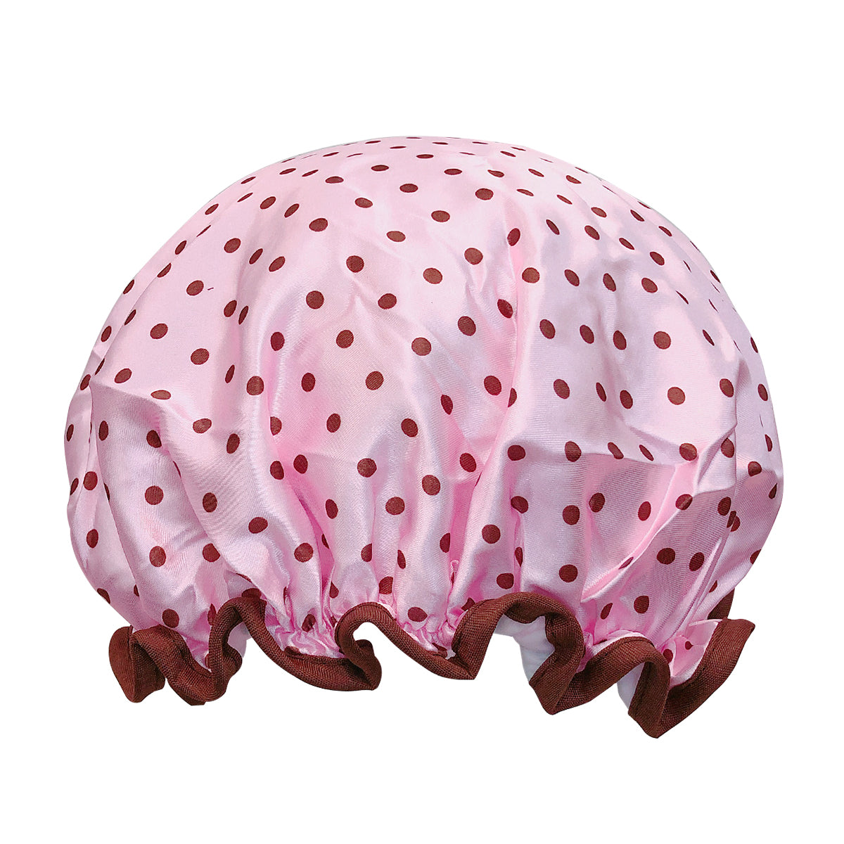 Wrapables Reusable Women's Waterproof Shower Caps for Long Hair