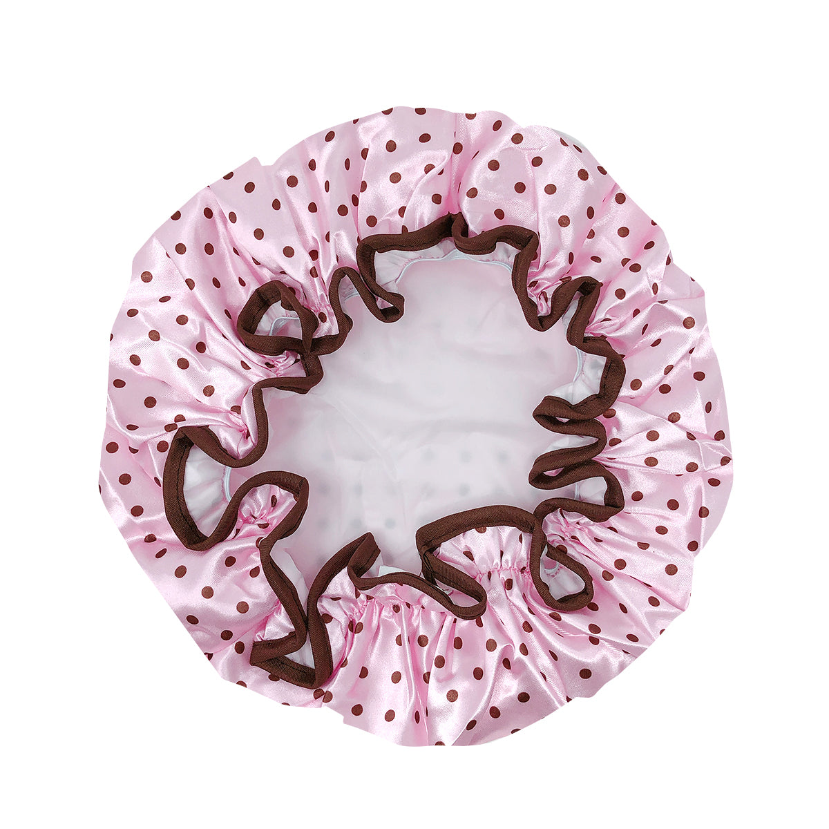 Wrapables Reusable Women's Waterproof Shower Caps for Long Hair