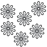 Wrapables Non-Slip Insulated Silicone Carved Trivets, Flexible and Durable Floral Coasters, Multi-Use Pot Holders & Placemats Set
