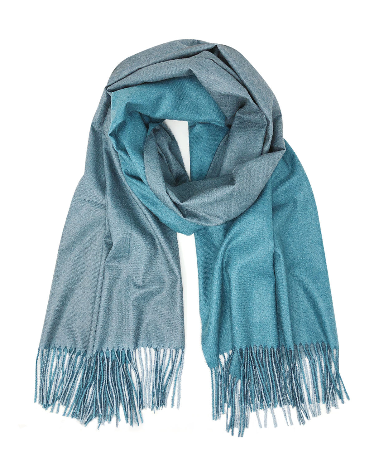 Wrapables Soft Cashmere-Feeling Lightweight Scarf, Large Two-Tone Warm Scarf Wrap Shawl for Winter