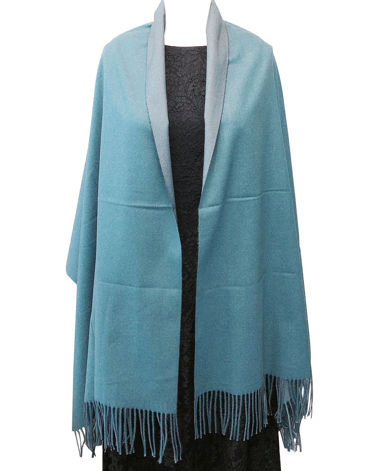 Wrapables Soft Cashmere-Feeling Lightweight Scarf, Large Two-Tone Warm Scarf Wrap Shawl for Winter