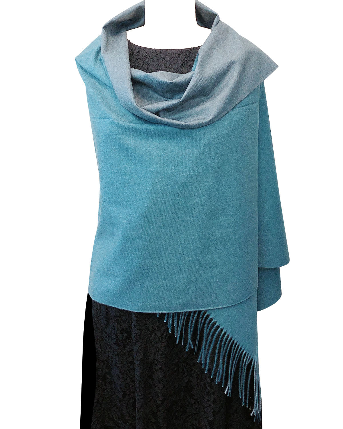 Wrapables Soft Cashmere-Feeling Lightweight Scarf, Large Two-Tone Warm Scarf Wrap Shawl for Winter