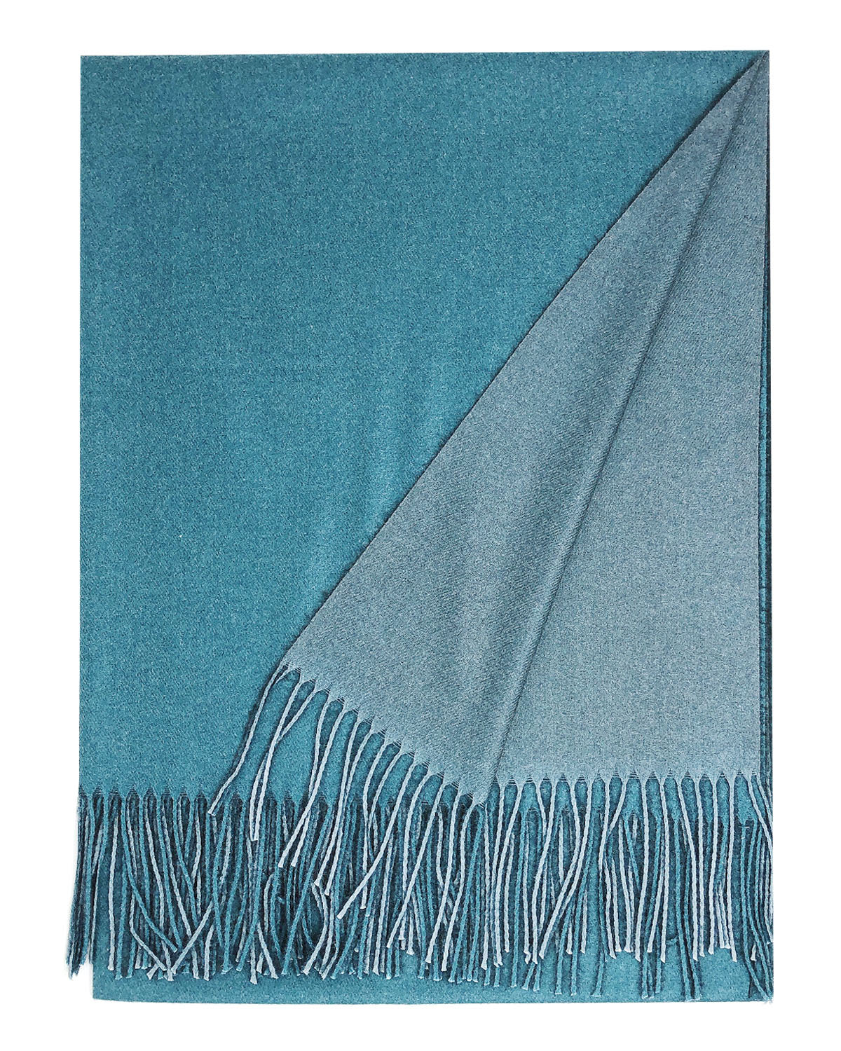 Wrapables Soft Cashmere-Feeling Lightweight Scarf, Large Two-Tone Warm Scarf Wrap Shawl for Winter
