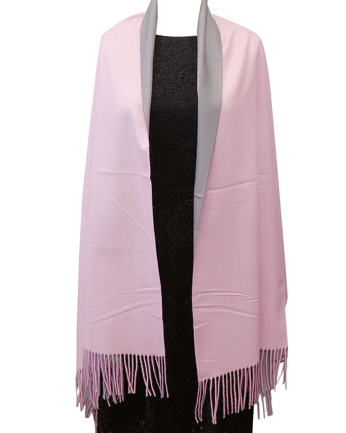 Wrapables Soft Cashmere-Feeling Lightweight Scarf, Large Two-Tone Warm Scarf Wrap Shawl for Winter