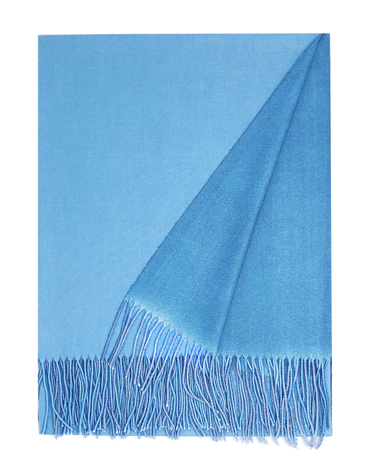 Wrapables Soft Cashmere-Feeling Lightweight Scarf, Large Two-Tone Warm Scarf Wrap Shawl for Winter