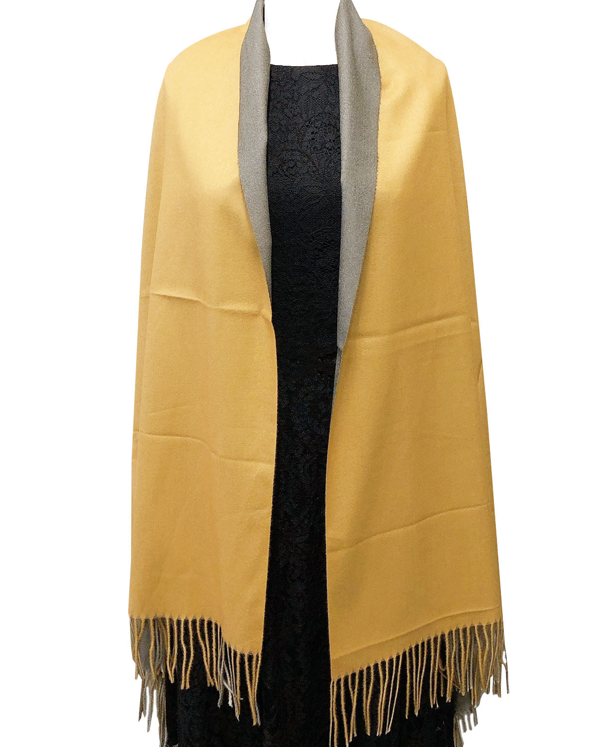 Wrapables Soft Cashmere-Feeling Lightweight Scarf, Large Two-Tone Warm Scarf Wrap Shawl for Winter