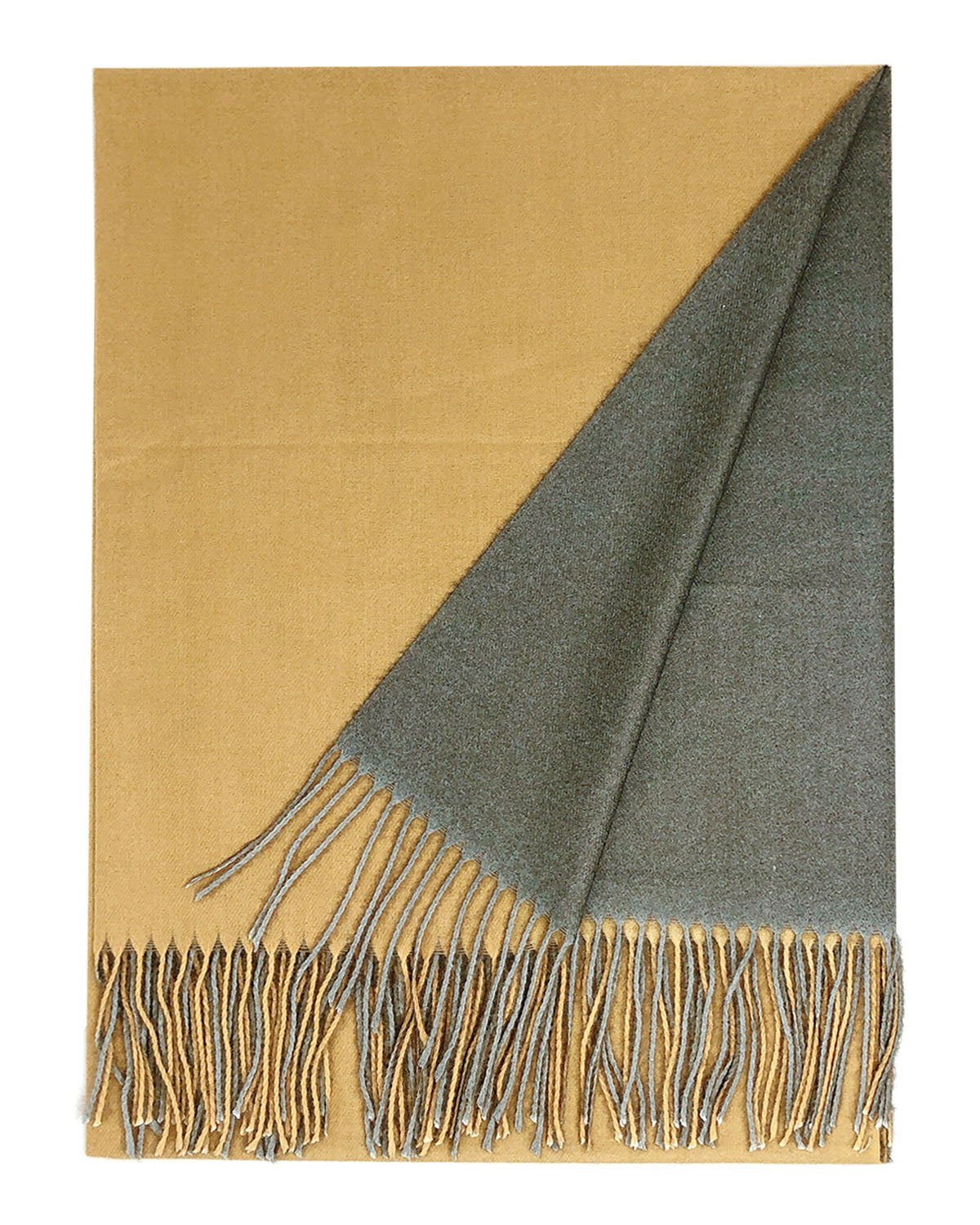 Wrapables Soft Cashmere-Feeling Lightweight Scarf, Large Two-Tone Warm Scarf Wrap Shawl for Winter