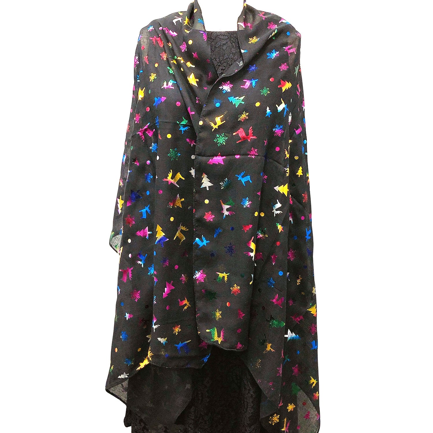 Wrapables Lightweight Winter Holiday Christmas Scarf