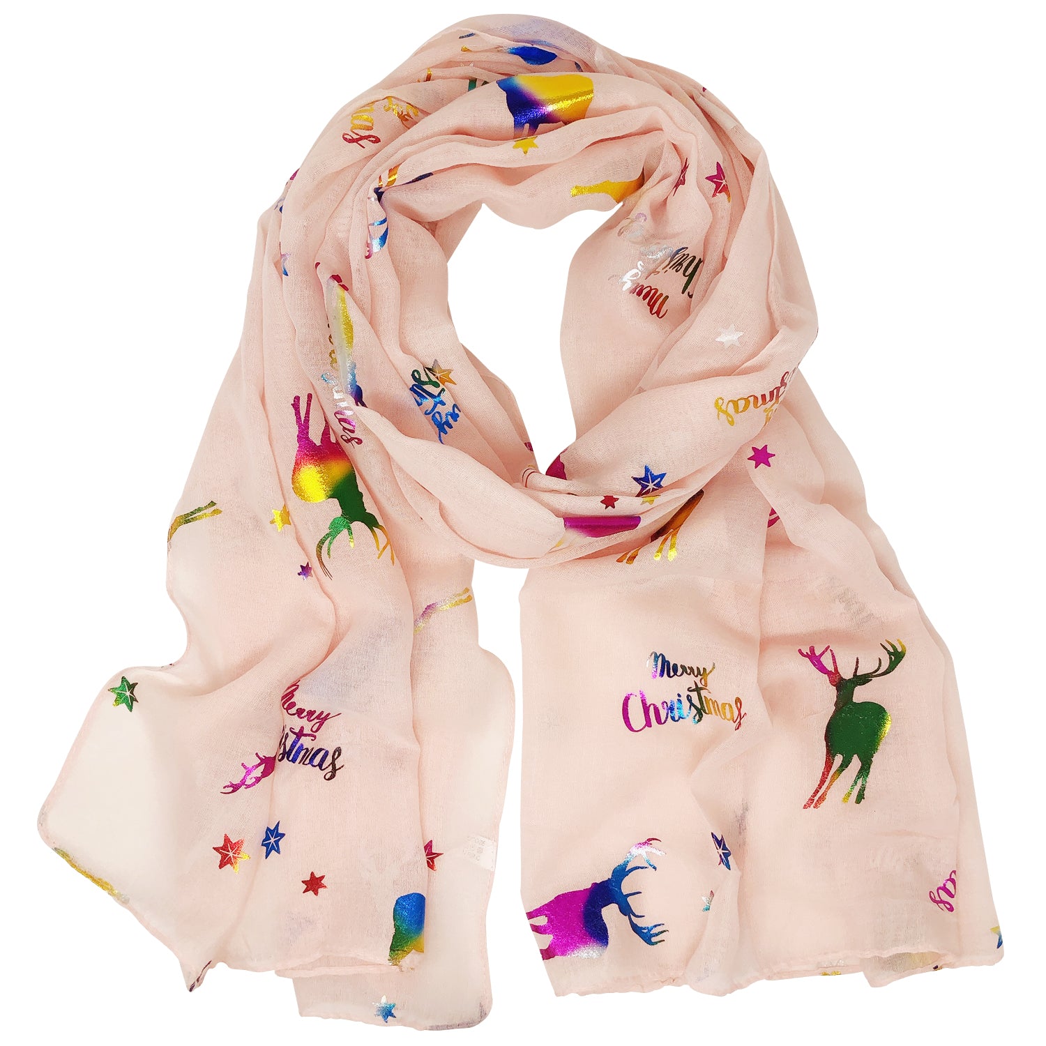 Wrapables Lightweight Winter Holiday Christmas Scarf
