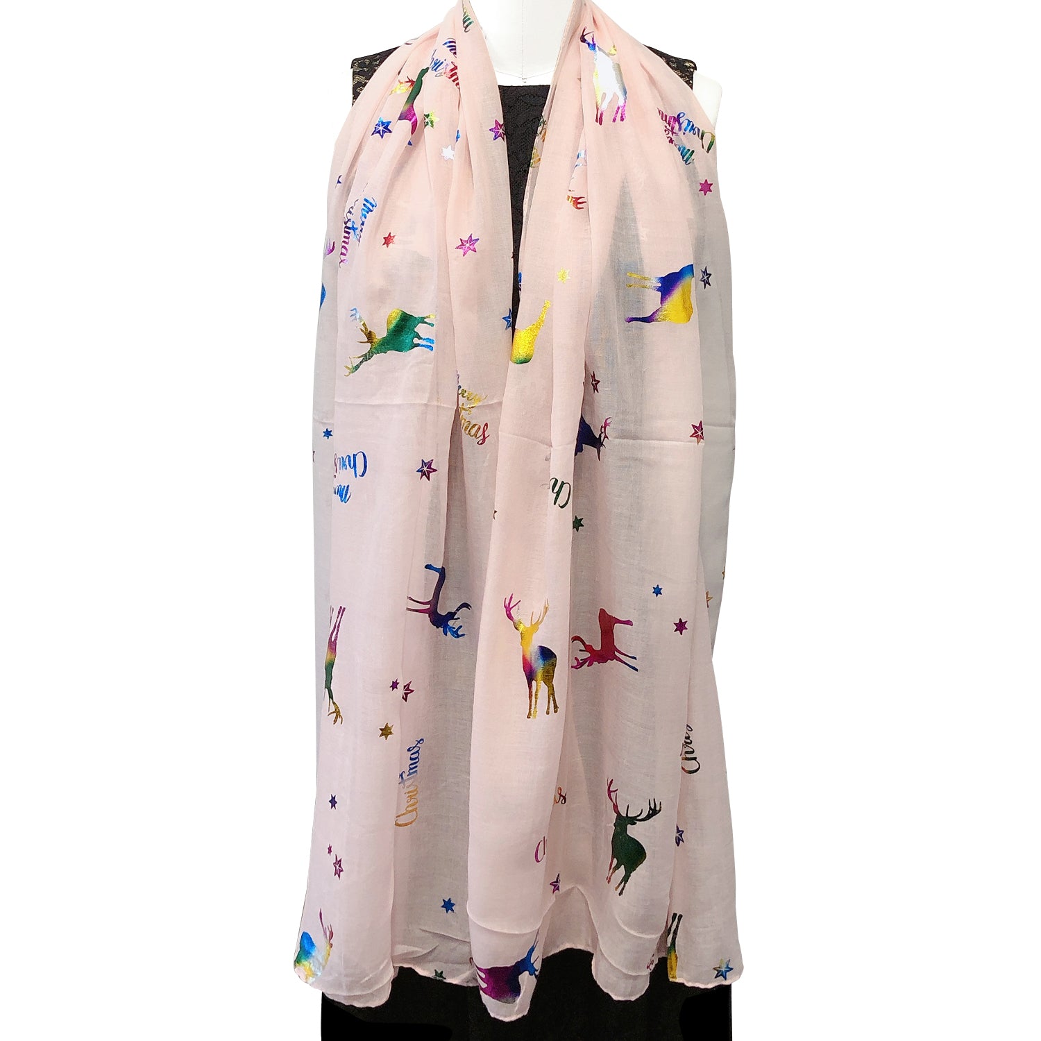 Wrapables Lightweight Winter Holiday Christmas Scarf