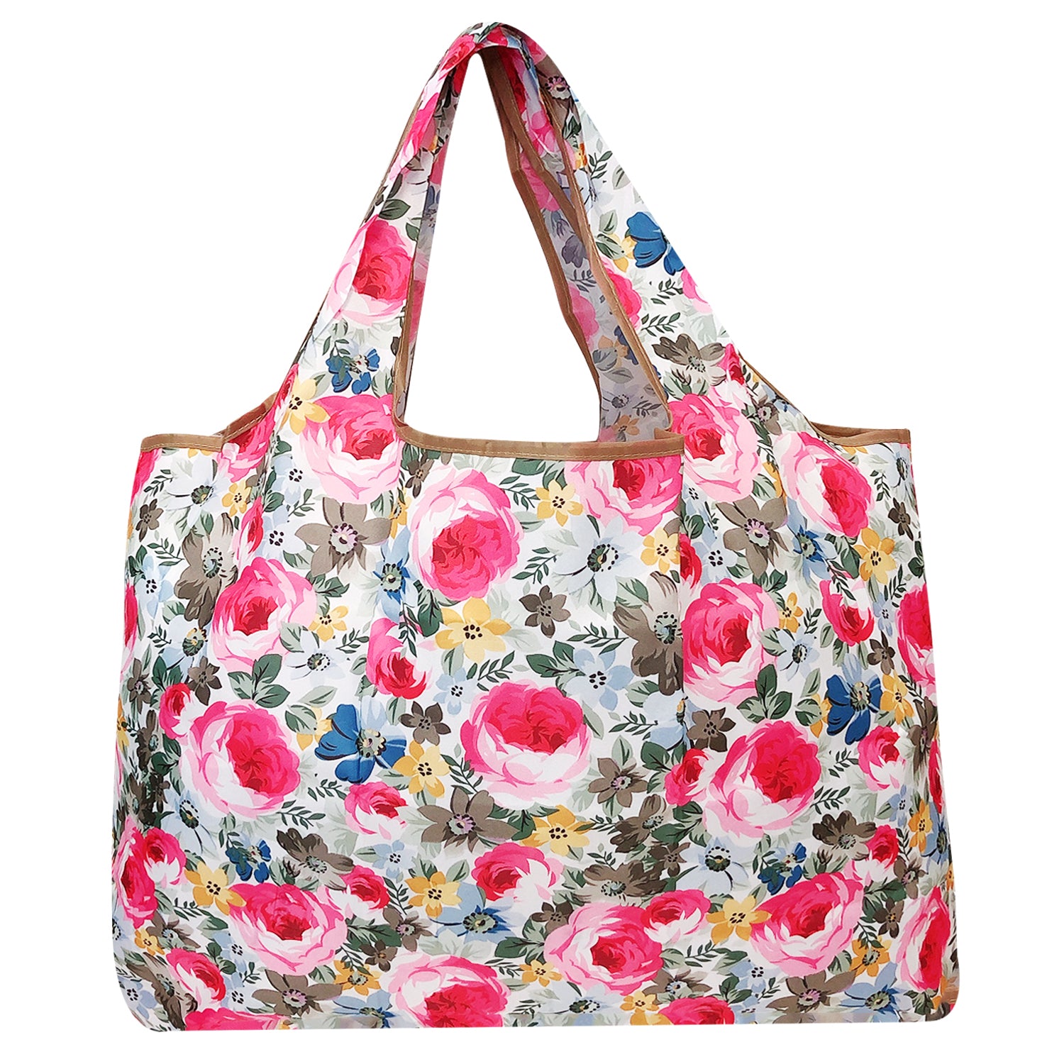 Wrapables Eco-Friendly Large Nylon Reusable Shopping Bags (Set of 3)