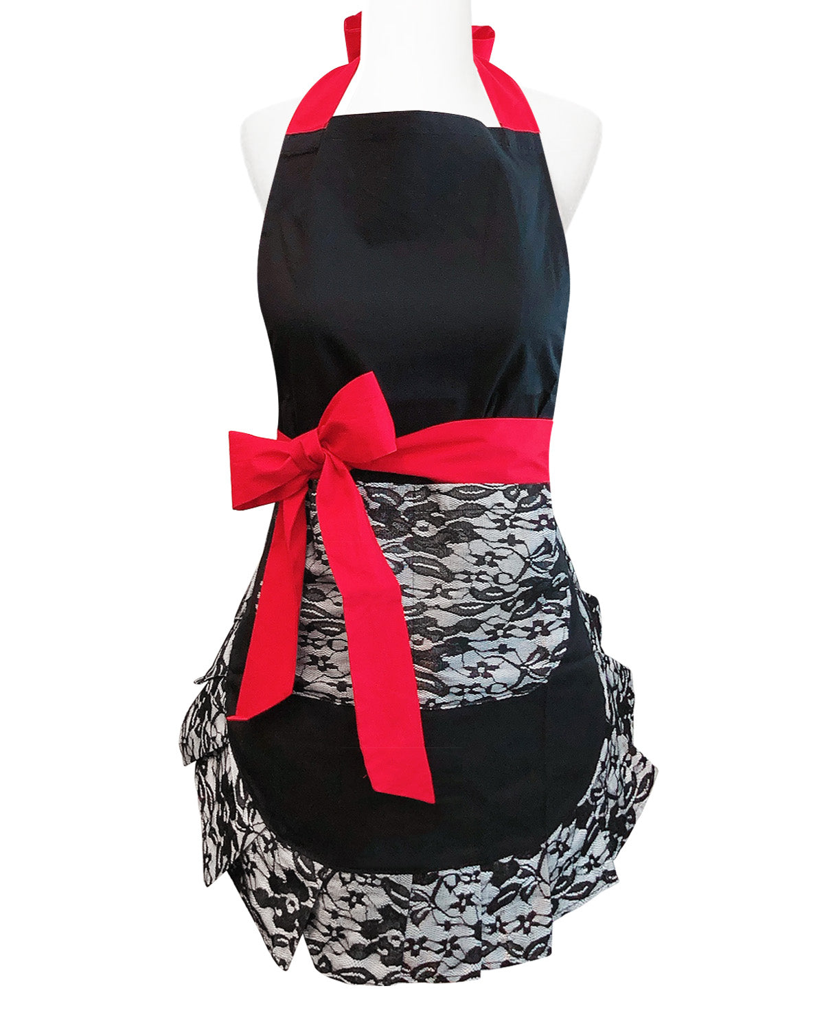 Wrapables Classic Vintage Apron, Stylish Cooking Apron