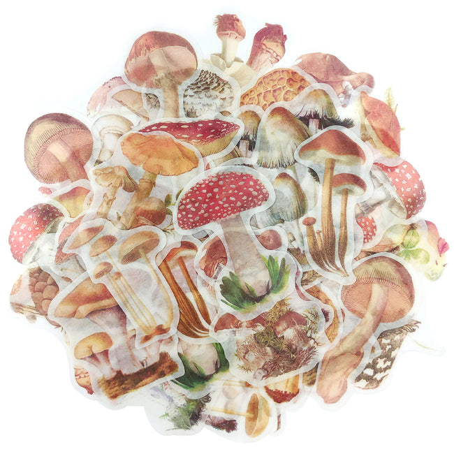 Wrapables Decorative Scrapbooking Washi Stickers, DIY Crafts for Stationery, Diary, Card Making (60 pcs)
