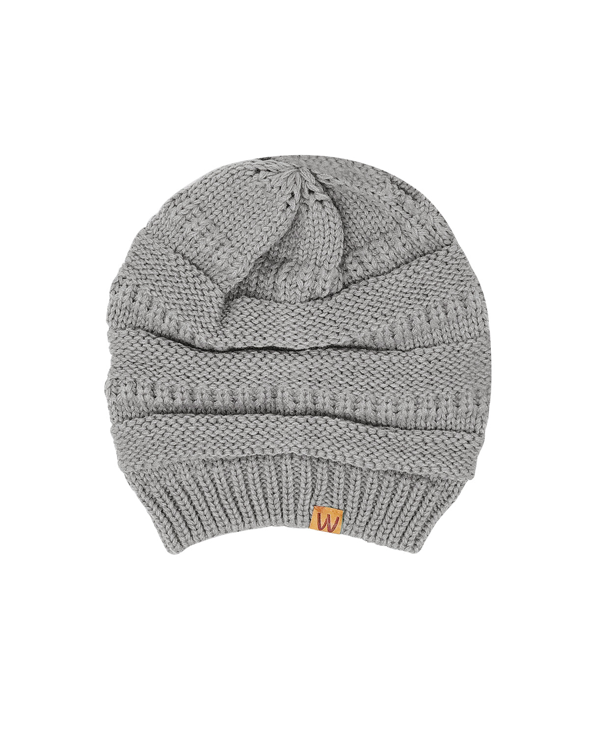 Wrapables Winter Warm Chunky Cable Knit Infinity Scarf and Beanie Set