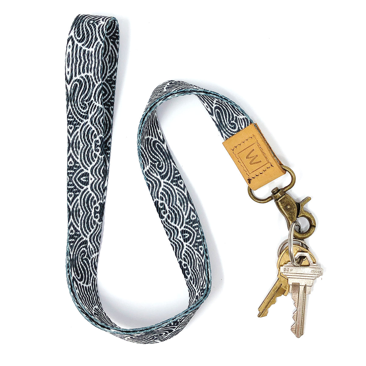 Wrapables Lanyard Keychain and ID Badge Holder