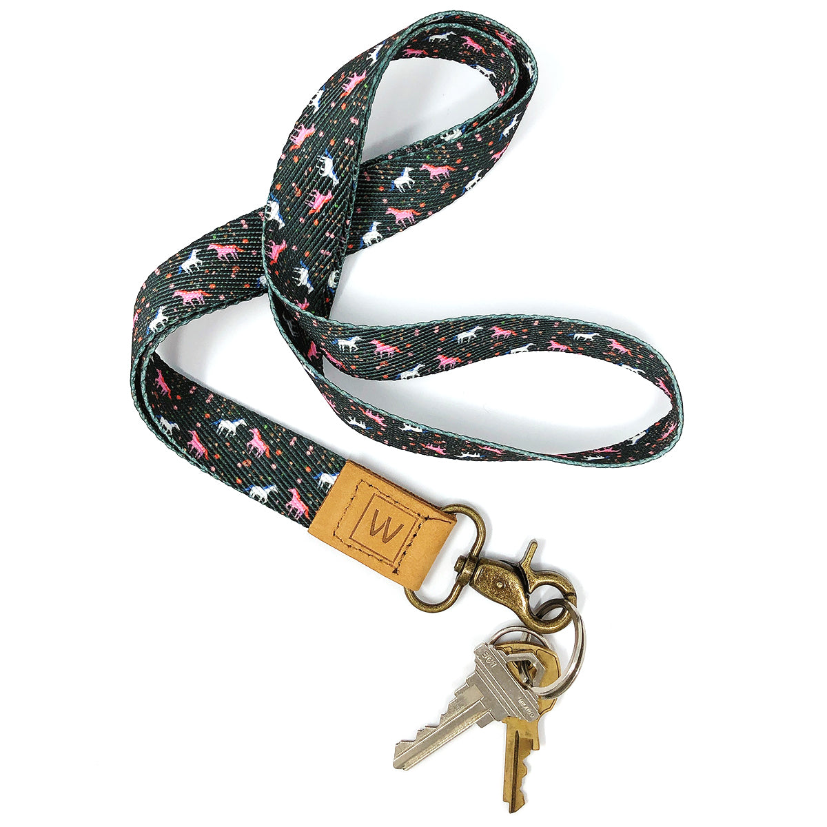 Wrapables Lanyard Keychain and ID Badge Holder