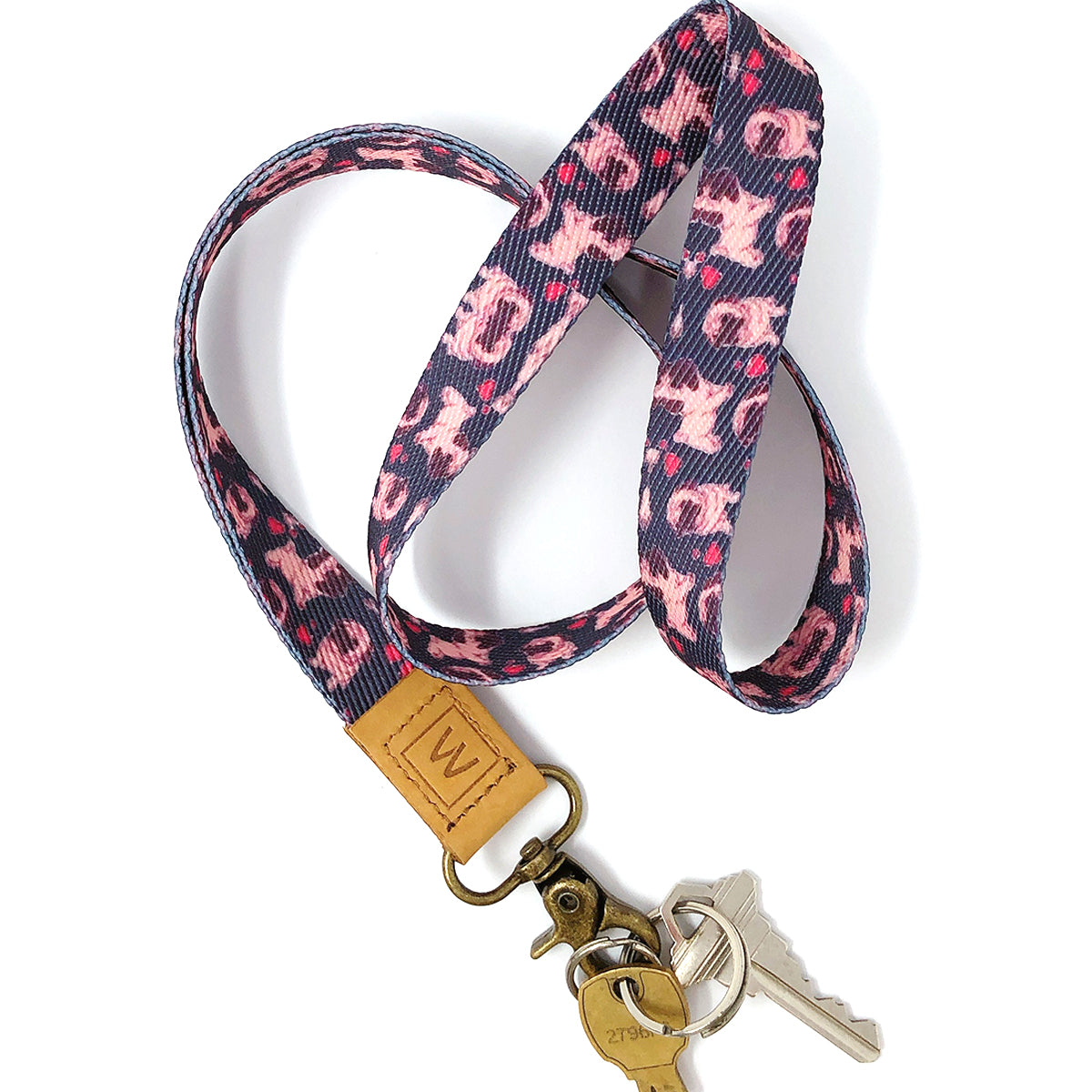 Wrapables Lanyard Keychain and ID Badge Holder
