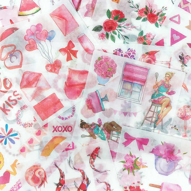 Wrapables Washi Scrapbooking Stickers Box Set