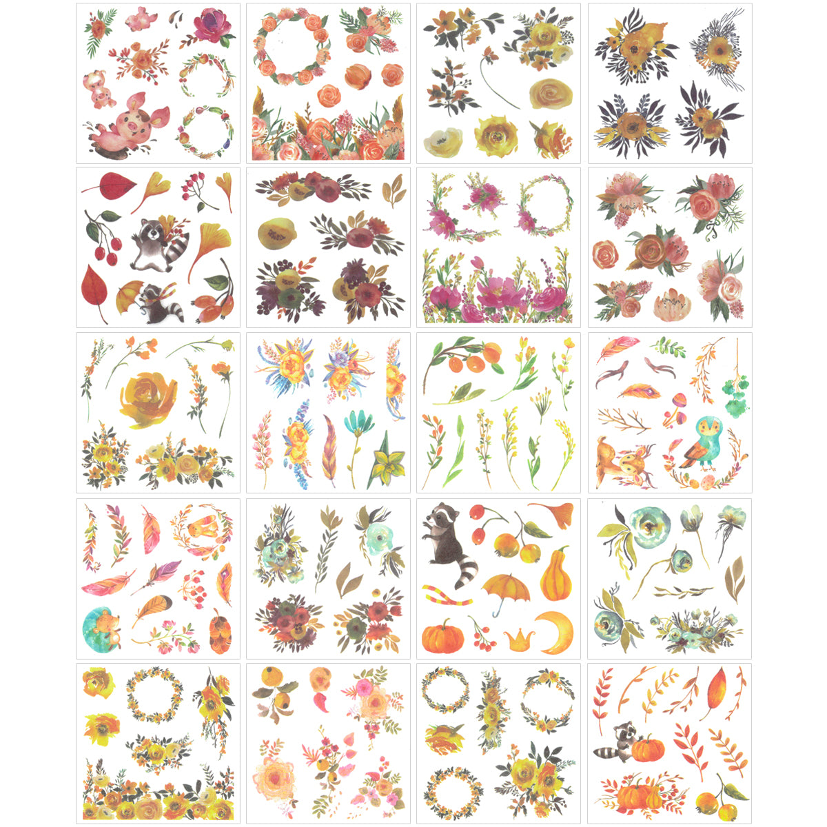 Wrapables Washi Scrapbooking Stickers Box Set
