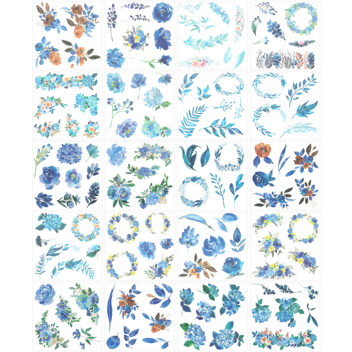 Wrapables Washi Scrapbooking Stickers Box Set