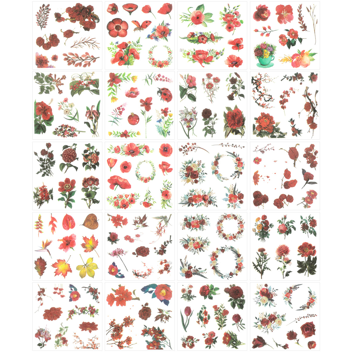 Wrapables Washi Scrapbooking Stickers Box Set