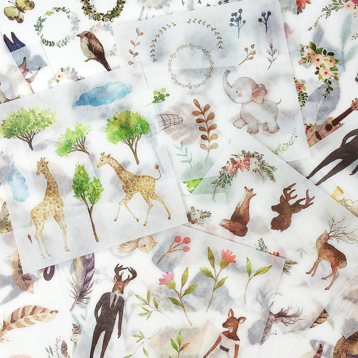 Wrapables Washi Scrapbooking Stickers Box Set
