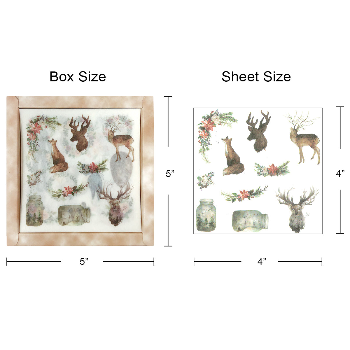Wrapables Washi Scrapbooking Stickers Box Set