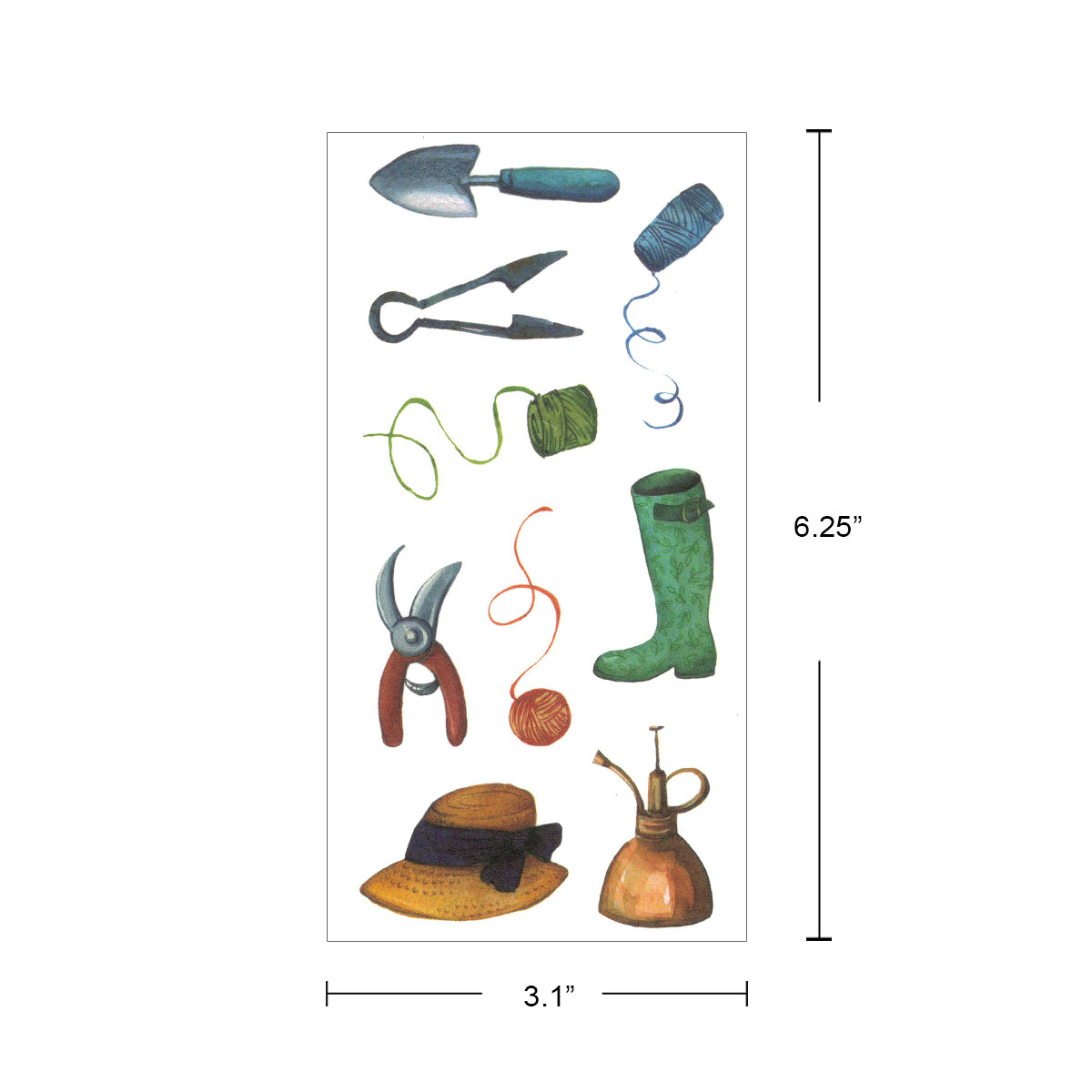 Wrapables Washi Stickers Sets for Scrapbooking, DIY Crafts for Stationery, Diary, Card Making