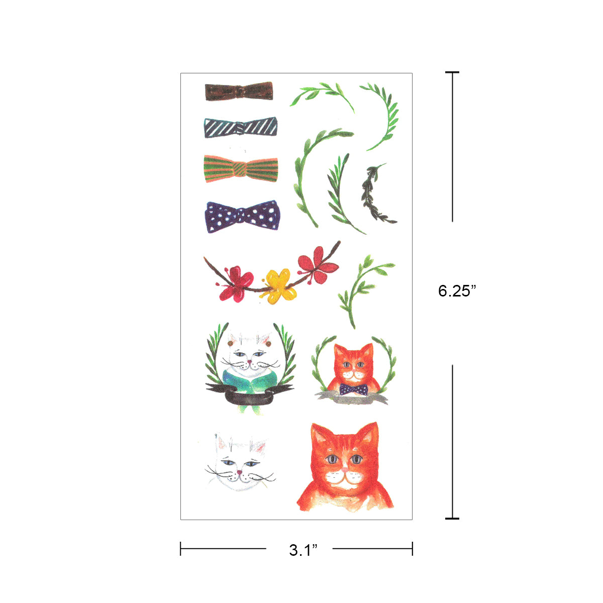 Wrapables Washi Stickers Sets for Scrapbooking, DIY Crafts for Stationery, Diary, Card Making