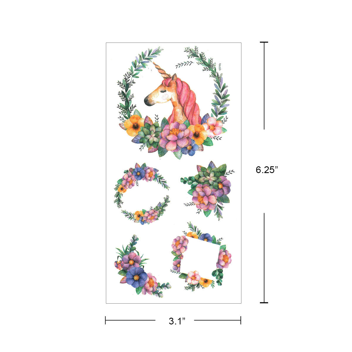 Wrapables Washi Stickers Sets for Scrapbooking, DIY Crafts for Stationery, Diary, Card Making